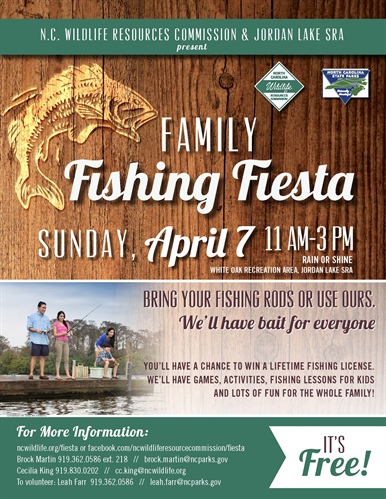 Family Fishing Fiesta Coming to Chatham County on April 7