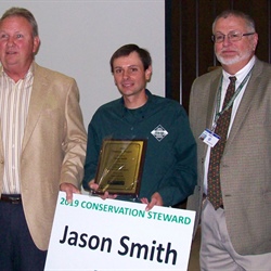 Jason Smith receives Conservation Steward Award in Davidson County