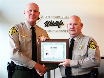 Robert Sharpe Promoted to Captain with Wildlife Commission